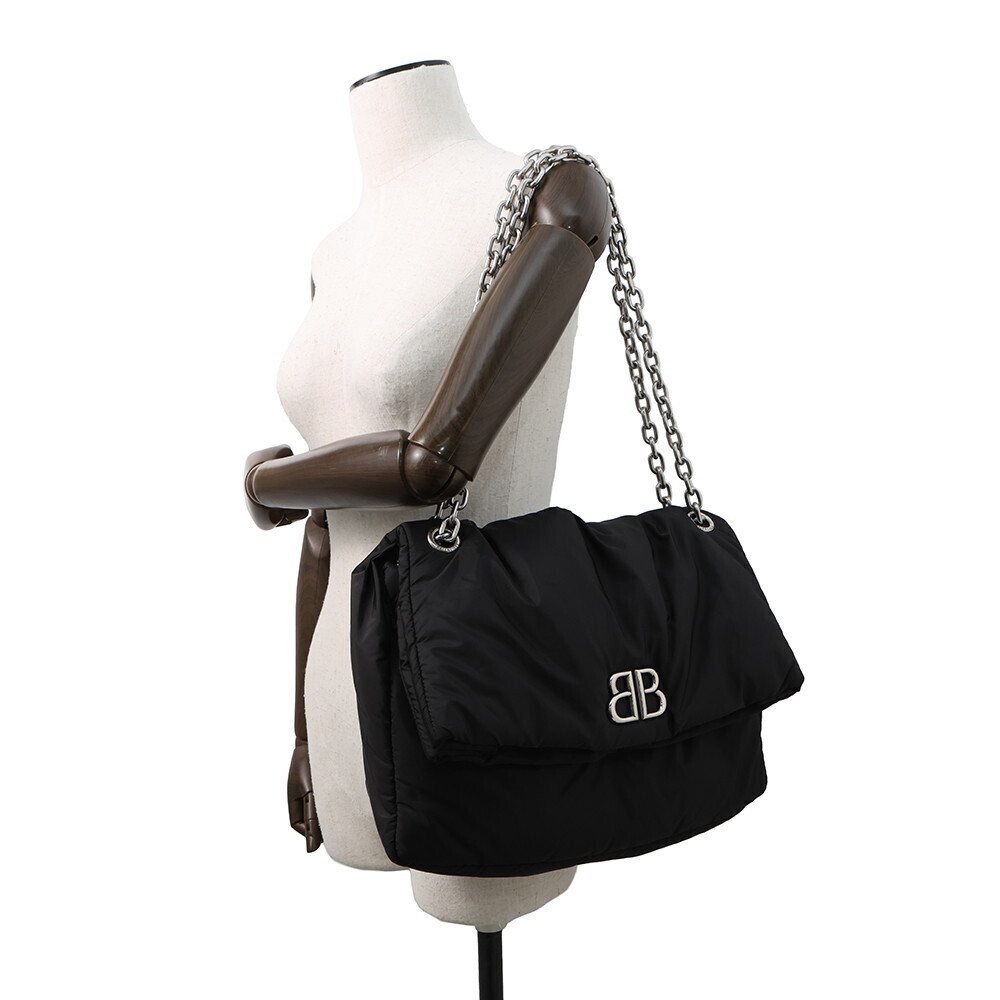 Balenciaga Chain Shoulder Bag Monaco Black - Picture 4 of 11